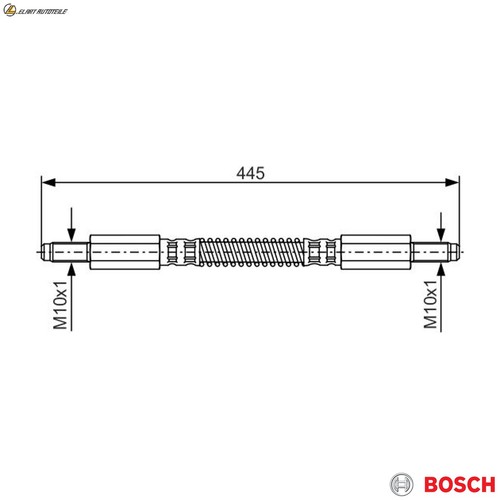 Brake hose 987 476 - hose, 925