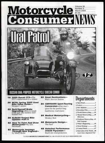 March 2005 motorcycle consumer - 2005,