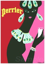 VINTAGE PERRIER ADVERTISING A3