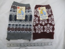 (2) NEW Cozy Pet Dog Knit