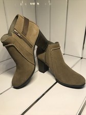 clarks collection ankle boots, In Suede Leather, With Cushion Insoles, Beautiful