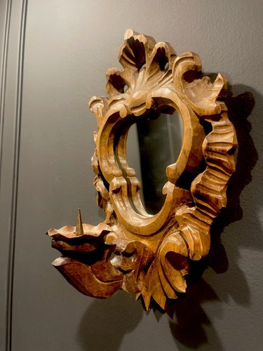 Vtg ornate carved - ornate, wood