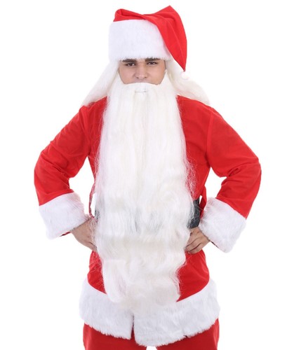 Father christmas wig and beard - father,