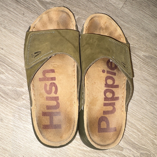 Hush puppies men green - puppies,