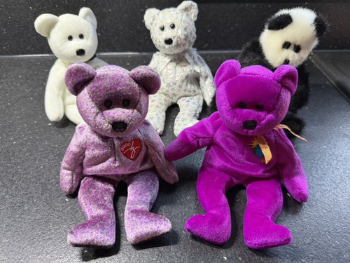 Beanie baby bear bundle - beanie,