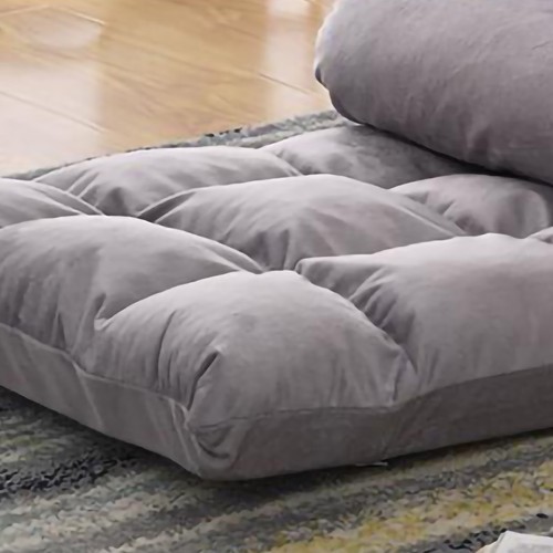 Grey tatami sofa folding - grey, back