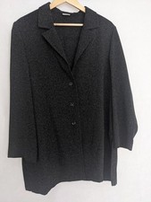 Libra Black Silver Speck Suit Long Light Ladies Size 18 Blazer Jacket Party