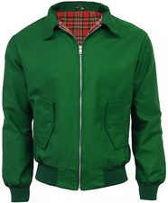 Mens Harrington Jacket Classic Retro Scooter 1970's Vintage Bomber MOD Coat Top