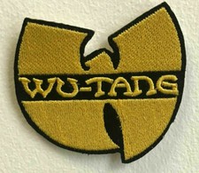 W Tang music yellow art badge Embroidered Iron on Sew on Patch