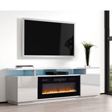 White TV Stand 180cm Unit