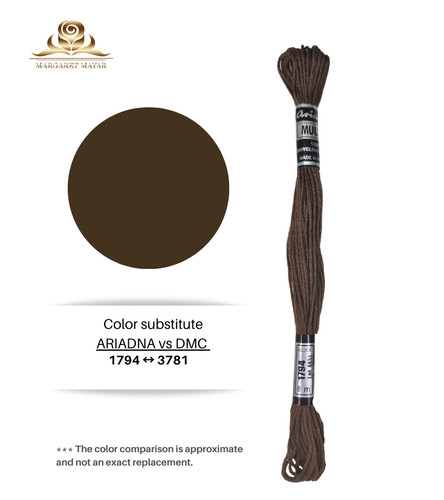 Brown embroidery floss - brown,,