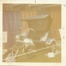 vtg color photo car show hot