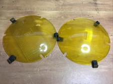 Vintage Yellow yellow headlight Covers. For Mini? #dB