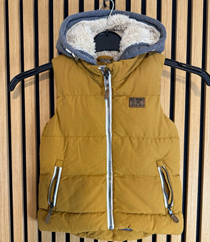 Next boys padded gilet mustard - boys,
