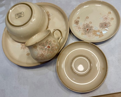Denby dinner set 80s - denby, retro