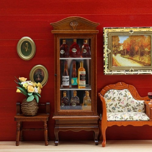 New retro doll house mini - 1:12,