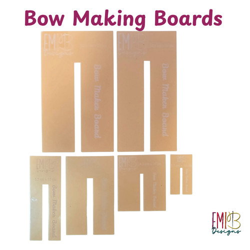 Acrylic bow making - making, boards