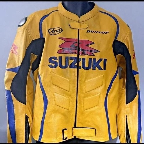Suzuki gsxr yellow leather - yellow,