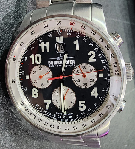 Bombardier swiss chronograph - swiss,