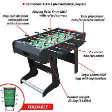 Viavito FT100X 4ft Folding Football Soccer Foosball Game Table with 2 Balls