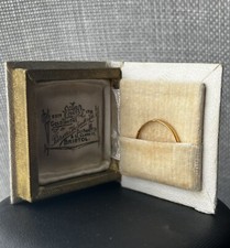 Antique Book Ring Box & 22ct