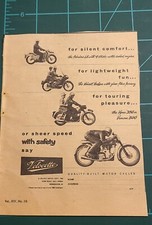 Vtg Velocette Quality Built Motorcycles Venom 500 Sports  And Viper 350 Print Ad