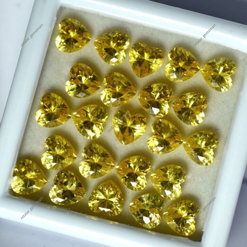 Pcs natural gemstone yellow - 20,