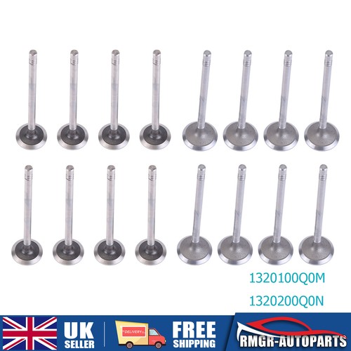 16pcs inlet exhaust valves - &,
