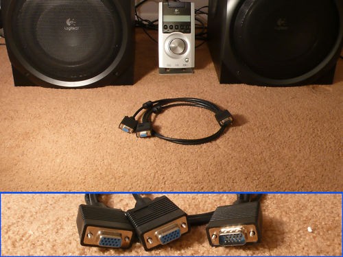 Splitter cable for dual - y,