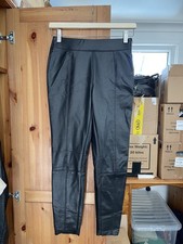 Topshop Black Faux Leather