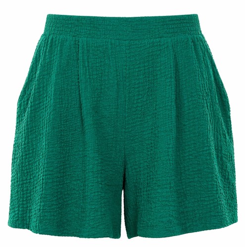 Green crinkle textured - green,