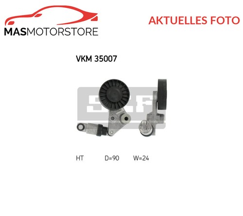 Tensioner pulley for ribbed - pulley, v-ribbed