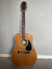 Vintage Harmony H6691 Acoustic Guitar + Case, Stand, Wall Mount, Picks & Book