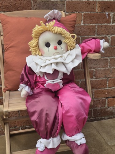 Vintage celia dolls sad - celia, clown