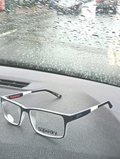 Superdry SDO Bendo Men's Grey Full Rim Plastic Eyeglass Brand New Designer Frame