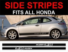 FITS honda mugen side stripes decals stickers honda stripes accord crv crx civic