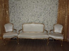 BIRMINGHAM HIRE 3 Piece Sofa £125 Wedding Stage Backdrop Mendhi Nikkah
