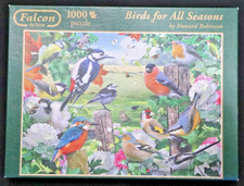 Falcon 1000 piece Jigsaw Puzzle Birds of All Seasons Excellent Condition