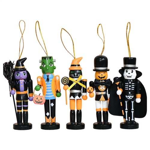 Halloween nutcracker ornaments - halloween,