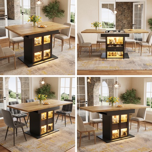 Extendable dining table - extendable,