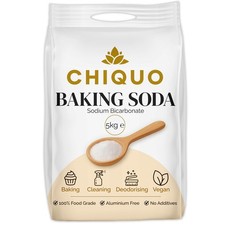Chiquo Baking Soda 5kg - 100% Food Grade Sodium Bicarbonate - ECO Friendly
