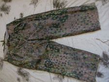 ORIGINAL ww2 german rare WSS elite WINTER DOT tarn CAMO parka suit TROUSERS hose