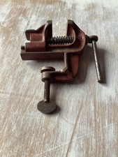 Miniature Jewelers Jewelery Vice Tool Metal Antique Vintage 1 inch wide jaw