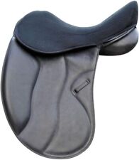 Acavallo Ortho Pubis Gel in Dressage Seat Saver with Dri-Lex, Large, Black