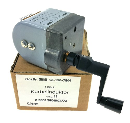 Hand crank phone - hand,