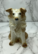 Vtg Ceramic Collie Lassie Sheltie Shetland Sheepdog Figurine. No Chips/Cracks