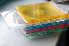 5 CD / DVD/ DISC Colour Coded Desktop Pullout Tray Rotating Storage