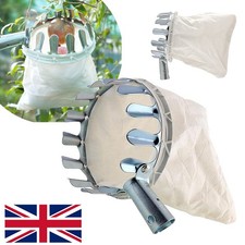 UK Apple & Fruit Nut Picker Fruit Picking Basket Garden Patio Hand Tools