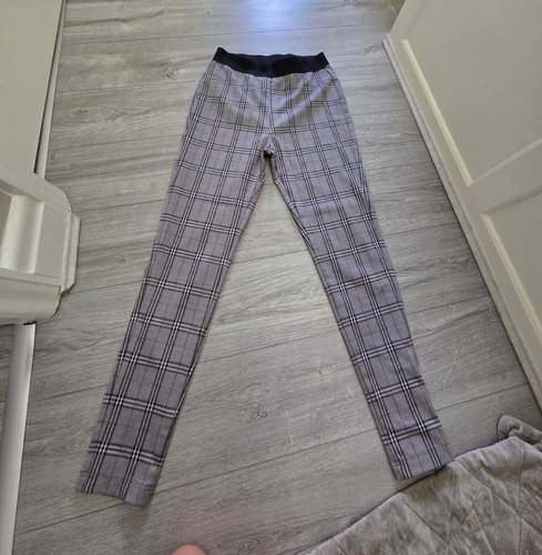 Divided plaid skinny - plaid,