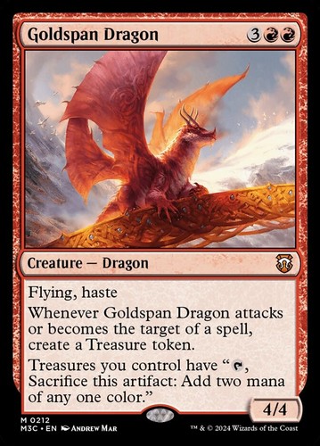 Goldspan dragon modern - -,